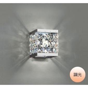 ブラケットライト ウォールライト LED 電球色 屋内用 一体型 60W相当 調光 クリスタルガラス  OB255336LR
