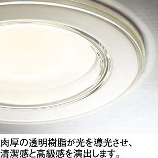 ダウンライト 125φ埋込穴 LED電球交換型 60W相当 昼白色 爽やかな白色の光 調光不可 温泉地使用不可 軒下用 OD261030NRの画像