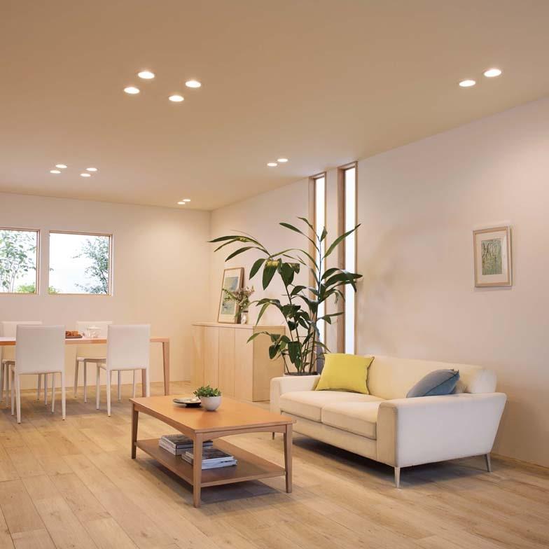 ODELIC ダウンライト 100φ埋込穴 LED内蔵 60W相当 温白色 明るい雰囲気