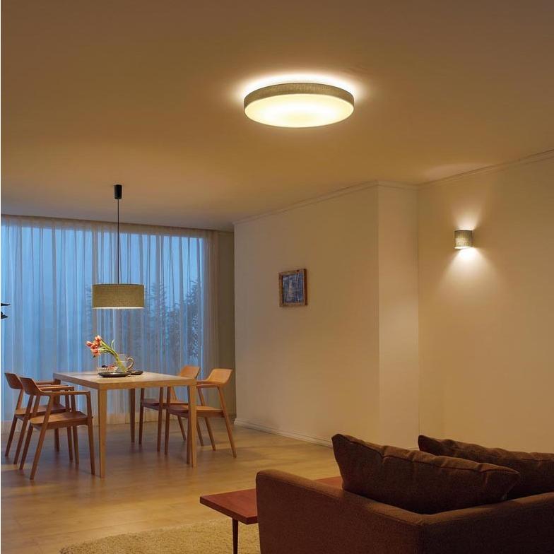 シーリングライト天井 照明器具 LED おしゃれ 10畳 リビング 寝室 スマートフォンで操作 Bluetooth 布セード リモコン別売 調光 調色 調光 調色