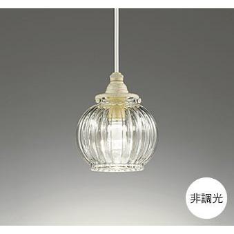 ペンダントライト LED ガラス おしゃれ アンティーク オレンジ色の光 電球色 60W相当 非調光 ガラス OP034505LR