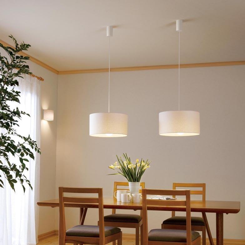ペンダントライト照明器具 おしゃれ Led ダイニング照明 天井 吊り下げ ナチュラル 電球色 2700k Led電球 100w相当 布 Oplr Smart Light 通販 Yahoo ショッピング