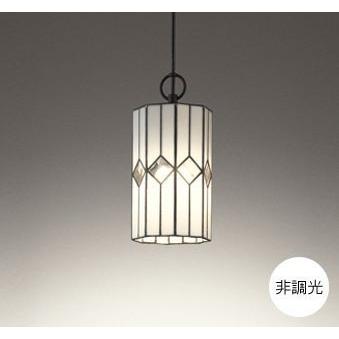 ペンダントライト照明器具 LED 照明  吊り下げ アンティーク オレンジ色の光 電球色 LED電球 60W相当 非調光 ステンドグラス OP252468LR
