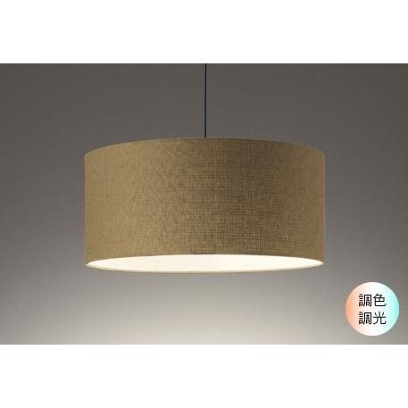 ペンダントライト照明器具 おしゃれ LED 照明 吊り下げ 和 和風 オレンジ色の光 電球色~昼光色 LED電球 100W x3灯相当 調光 調色 Bluetooth 布