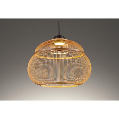 ペンダントライト照明器具 LED ダイニング照明  天井 吊り下げ 和風 調光・調色 LED電球 100W相当 Bluetooth  竹