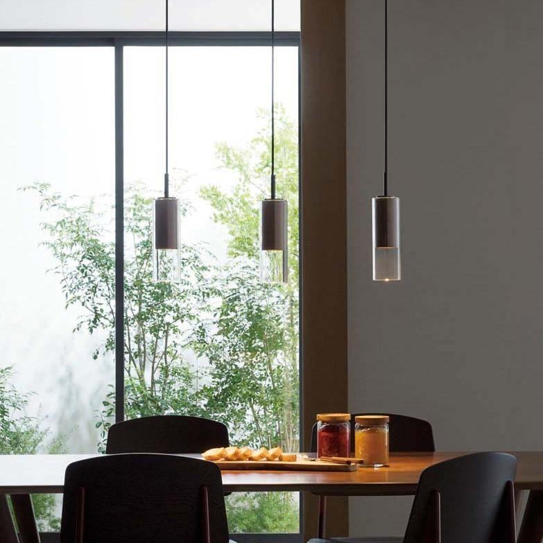 ペンダントライト照明器具 LED ダイニング照明  天井 吊り下げ シンプル 調光・調色 LED一体型 60W相当 Bluetooth  木の画像