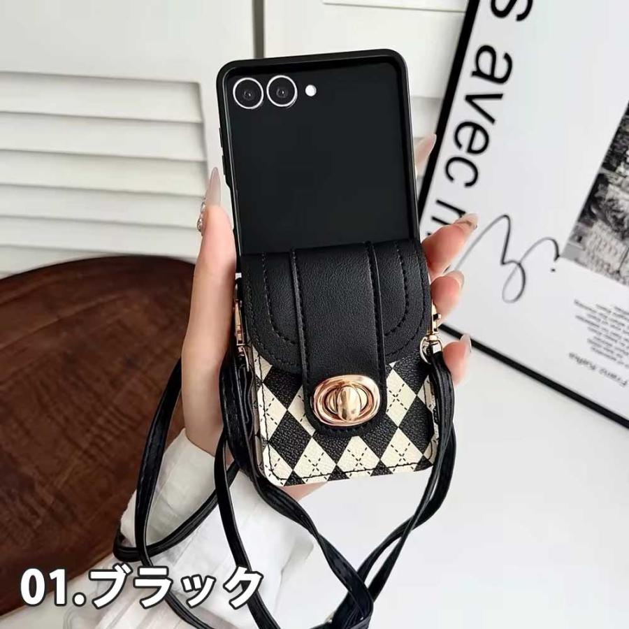 ギャラクシー Galaxy Z Flip7 / Flip6 ショルダー カード収納
