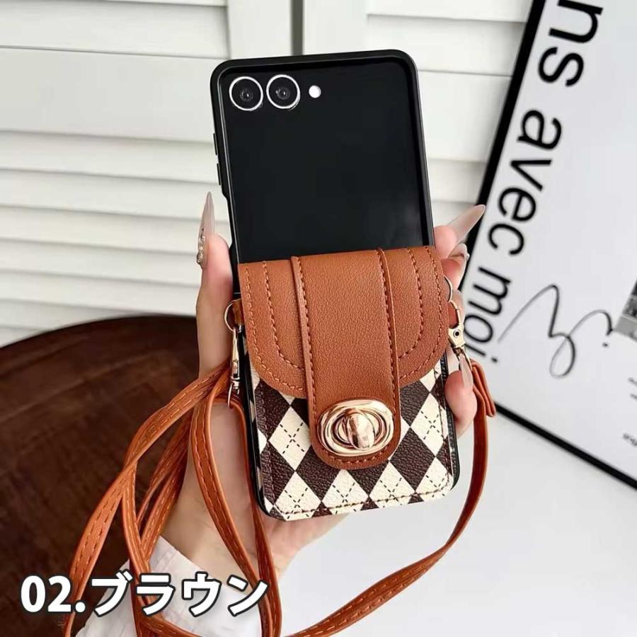 ギャラクシー Galaxy Z Flip7 / Flip6 ショルダー カード収納