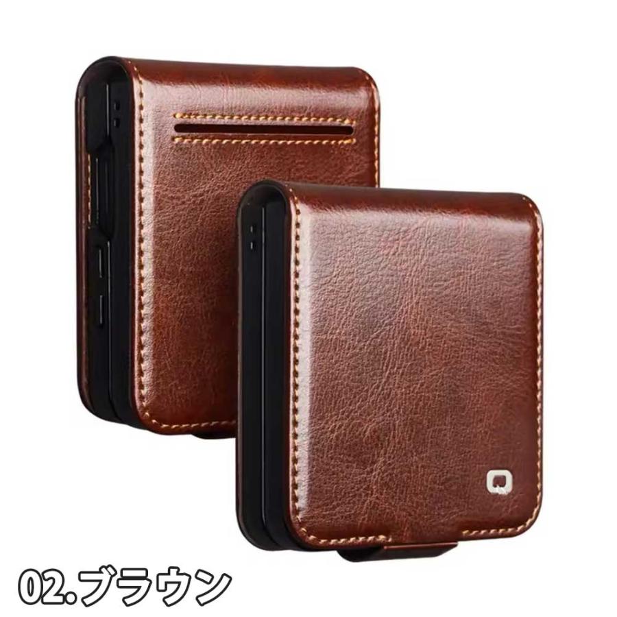 ギャラクシー Galaxy Z Flip7 / Flip6 本革 レザー 牛革 マグネット