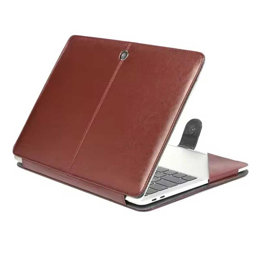 マックブック カバー PUレザー フォリオ 指紋防止 全2色 MacBook Pro