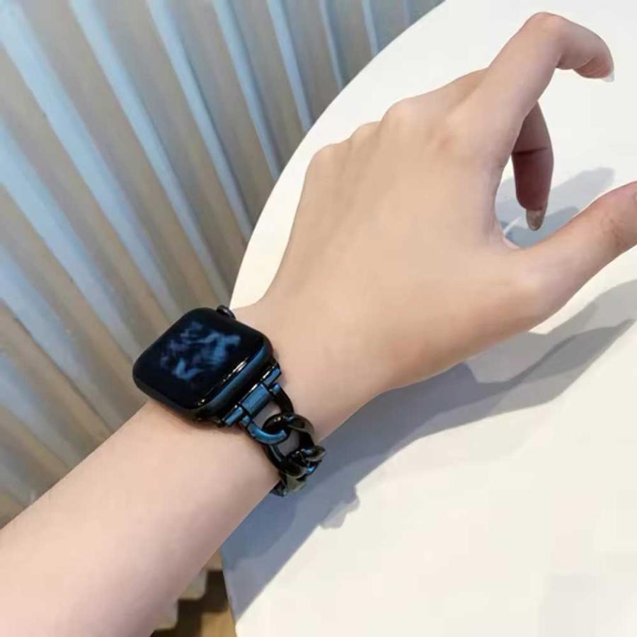 アップルウォッチ ベルト メタル チェーン バンド 全4色 Apple Watch