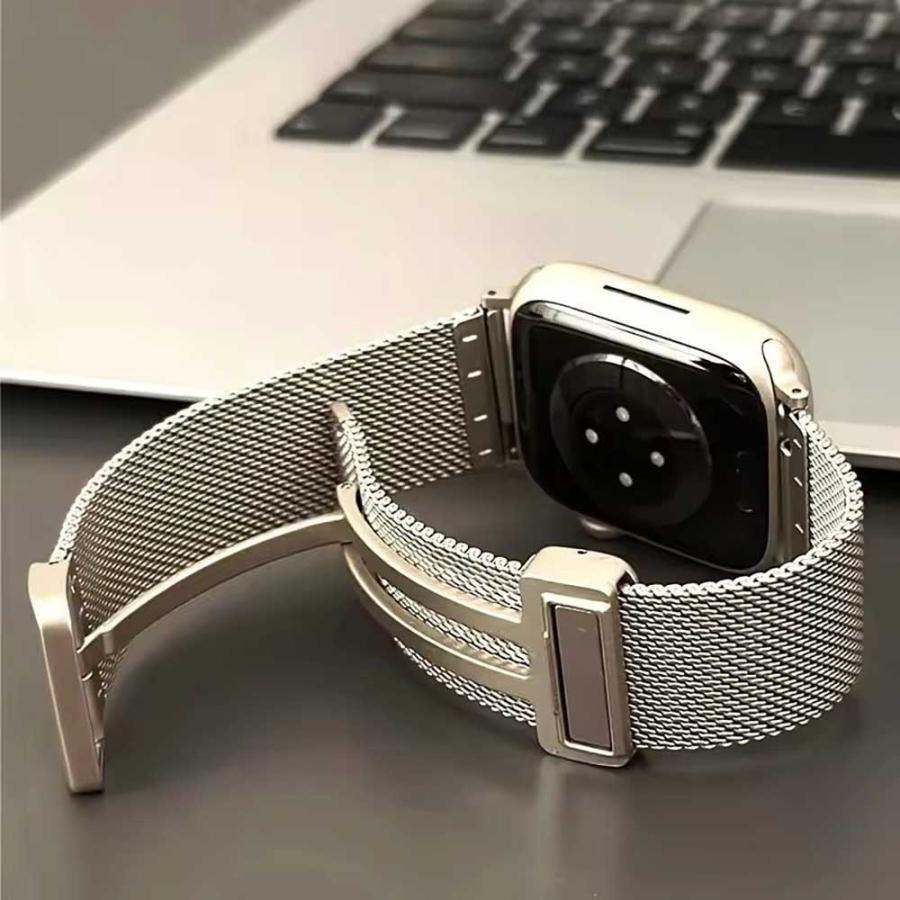 Apple Watch 2 38mm ステンレス シルバー アップルウォッチ Amazon.co.jp: Apple Watch バンド ステンレス チェーン ベルト