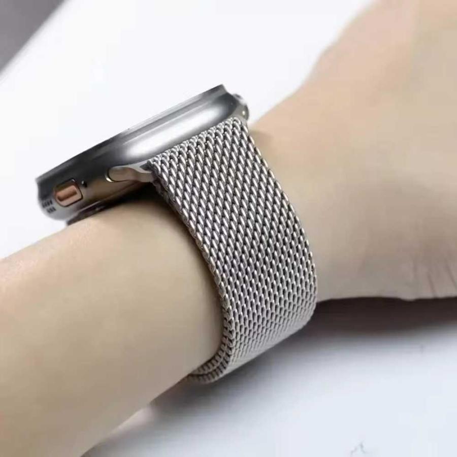アップルウォッチ ベルト ステンレス ミラネーゼ 全6色 Apple Watch 38