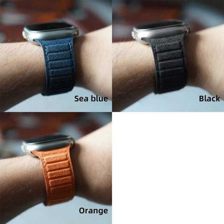 アップルウォッチ ベルト アルカンターラ レザー 全7色 Apple Watch 38