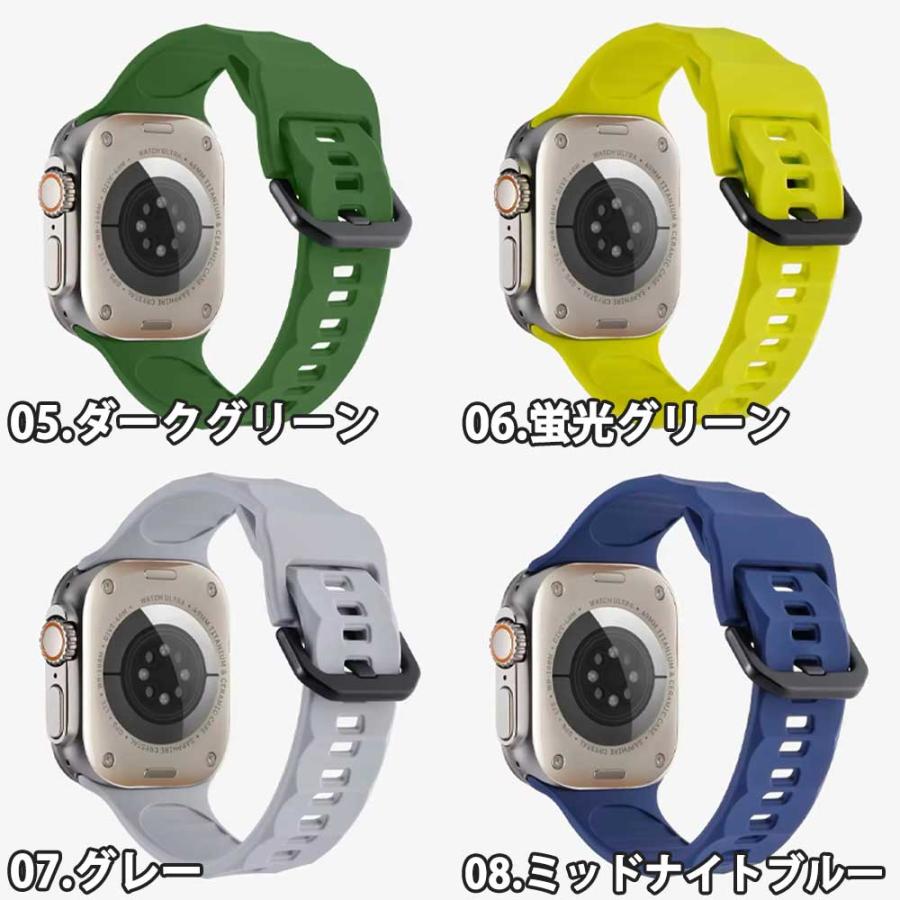 アップルウォッチ ベルト シリコン バンド 全19色 Apple Watch 38/40 