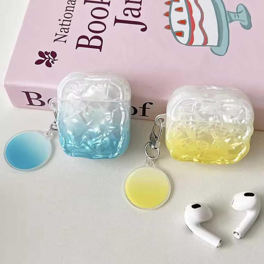 AirPods 4 / 3 2 1 Pro TPU ウェーブ ケース 耐衝撃 防塵 エアーポッズ