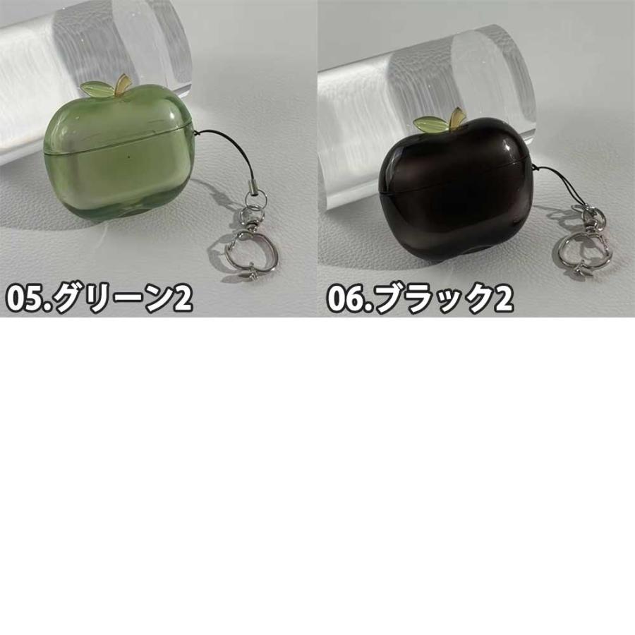 AirPods 4 / 3 2 1 Pro TPU リンゴ ケース 耐衝撃 防塵 エアーポッズ