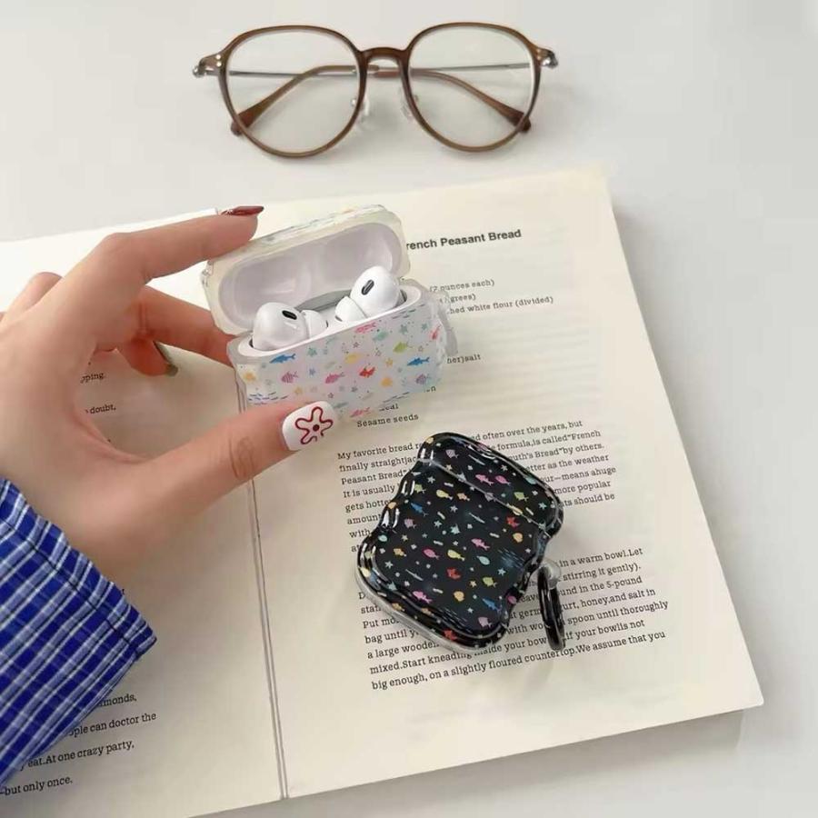 AirPods 4 / 3 2 1 Pro TPU フック ケース 耐衝撃 防塵 エアーポッズ