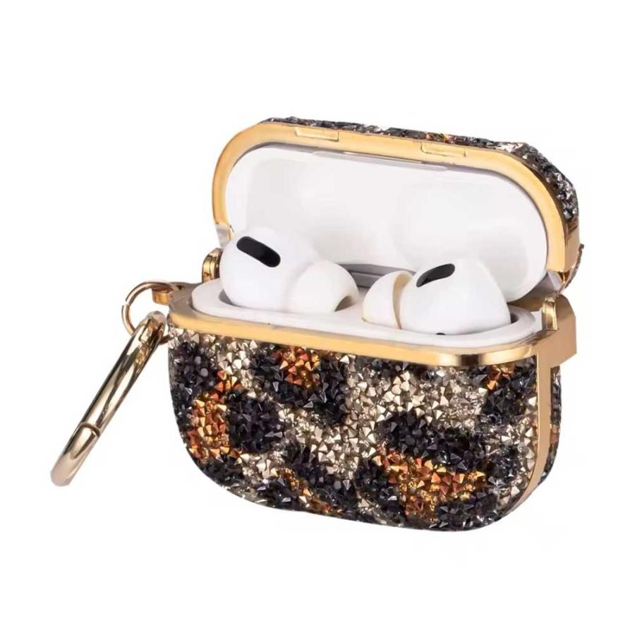AirPods4 ヒョウ柄ケース付き Amazon.com: Silicone Leopard AirPods 4 Case 2024, Gawnock Case