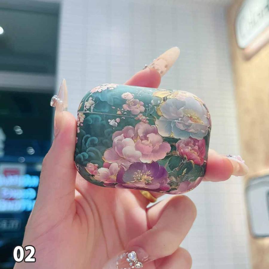 AirPods ソフト シリコン 花柄 フラワー ケース 4 / 3 2 1 Pro