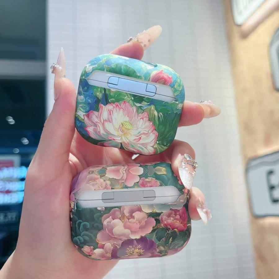 AirPods ソフト シリコン 花柄 フラワー ケース 4 / 3 2 1 Pro