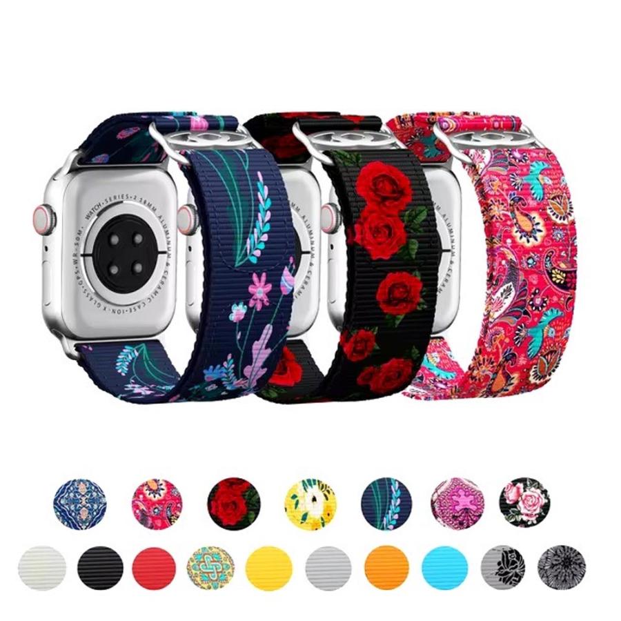 アップルウォッチ ベルト ナイロン バンド 全18色 Apple Watch 38/40