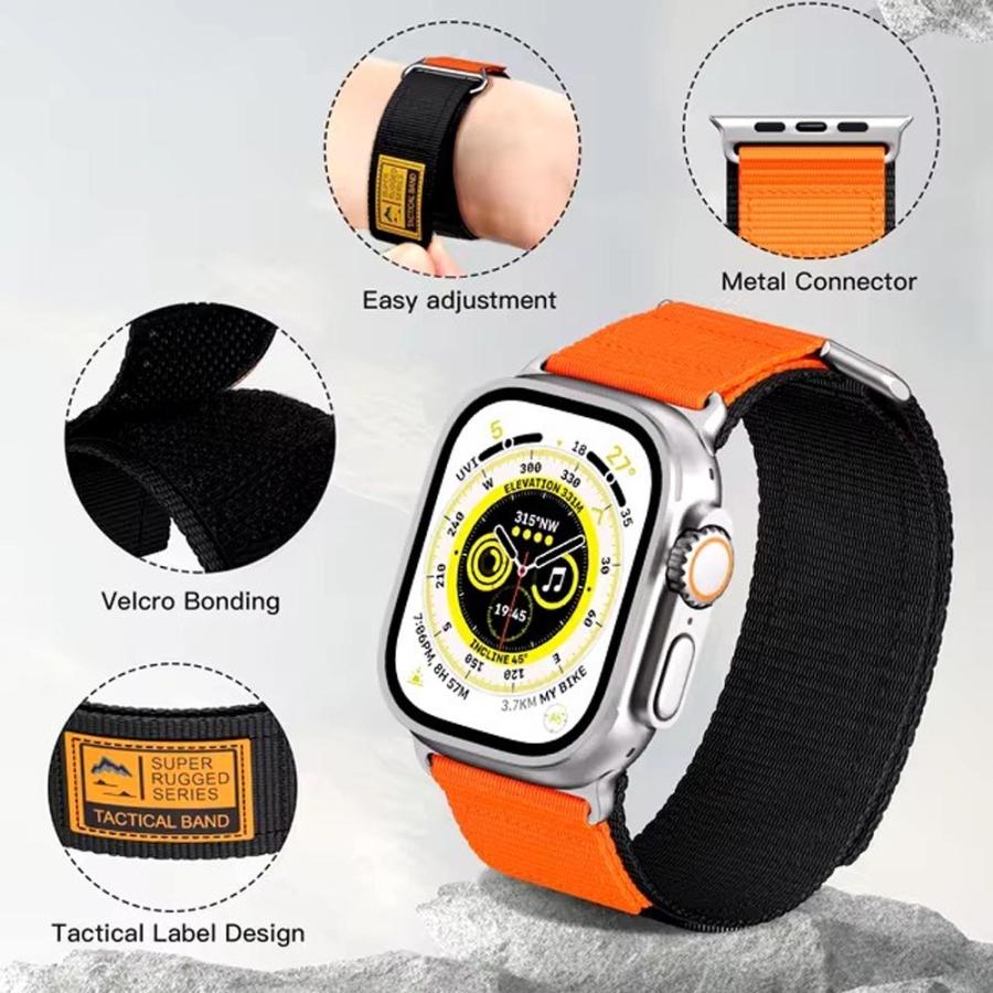 アップルウォッチ ベルト ナイロン バンド 全11色 Apple Watch 38/40