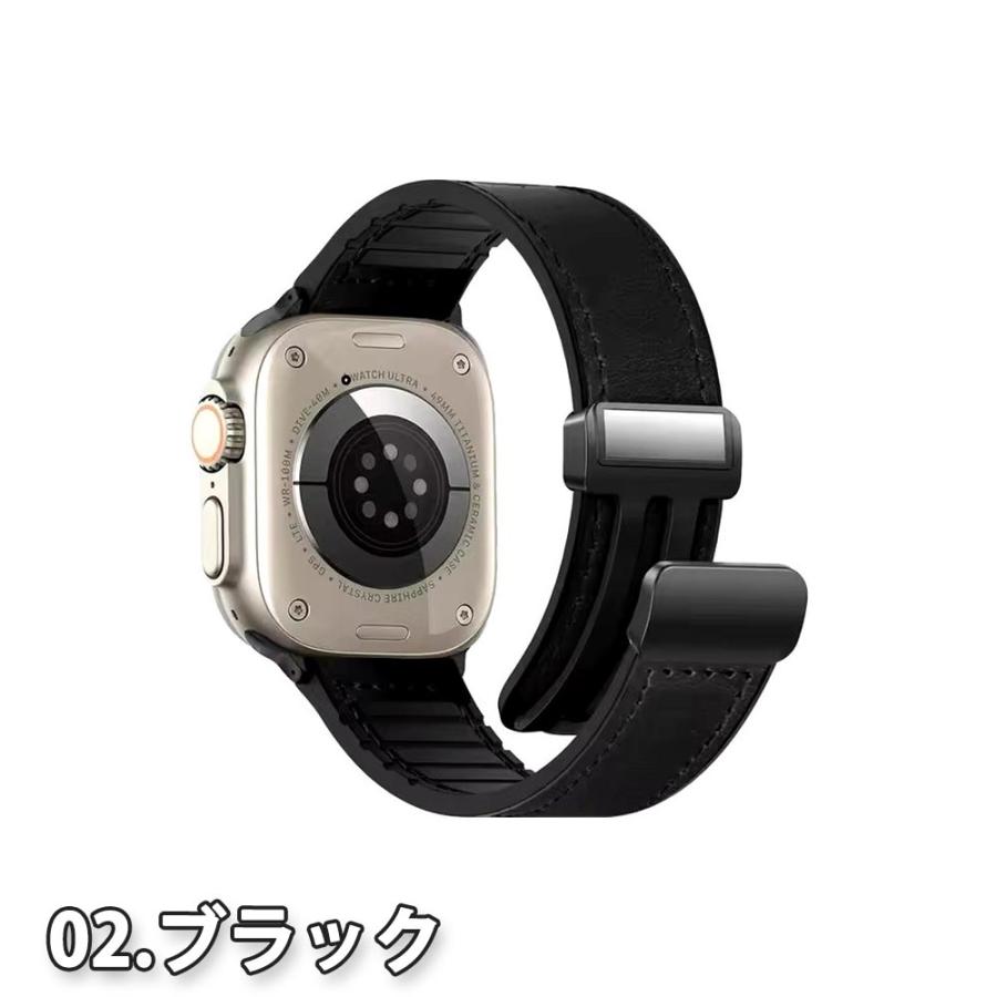 アップルウォッチ ベルト PUレザー バンド 全5色 Apple Watch 38/40/41