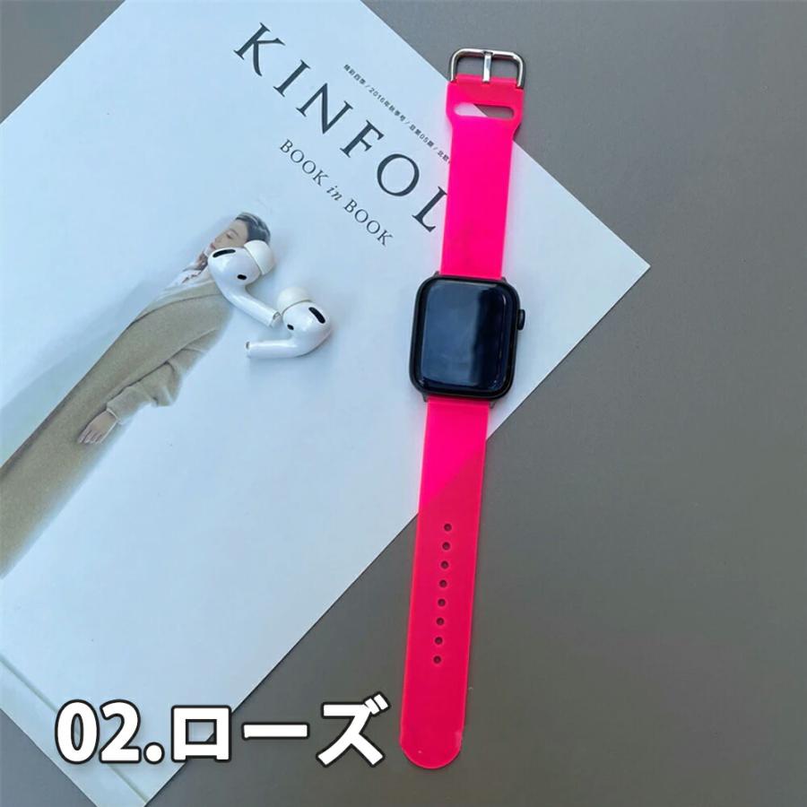 即納 Apple Watch アップルウォッチ ベルト 全4色 ラバー スポーツ