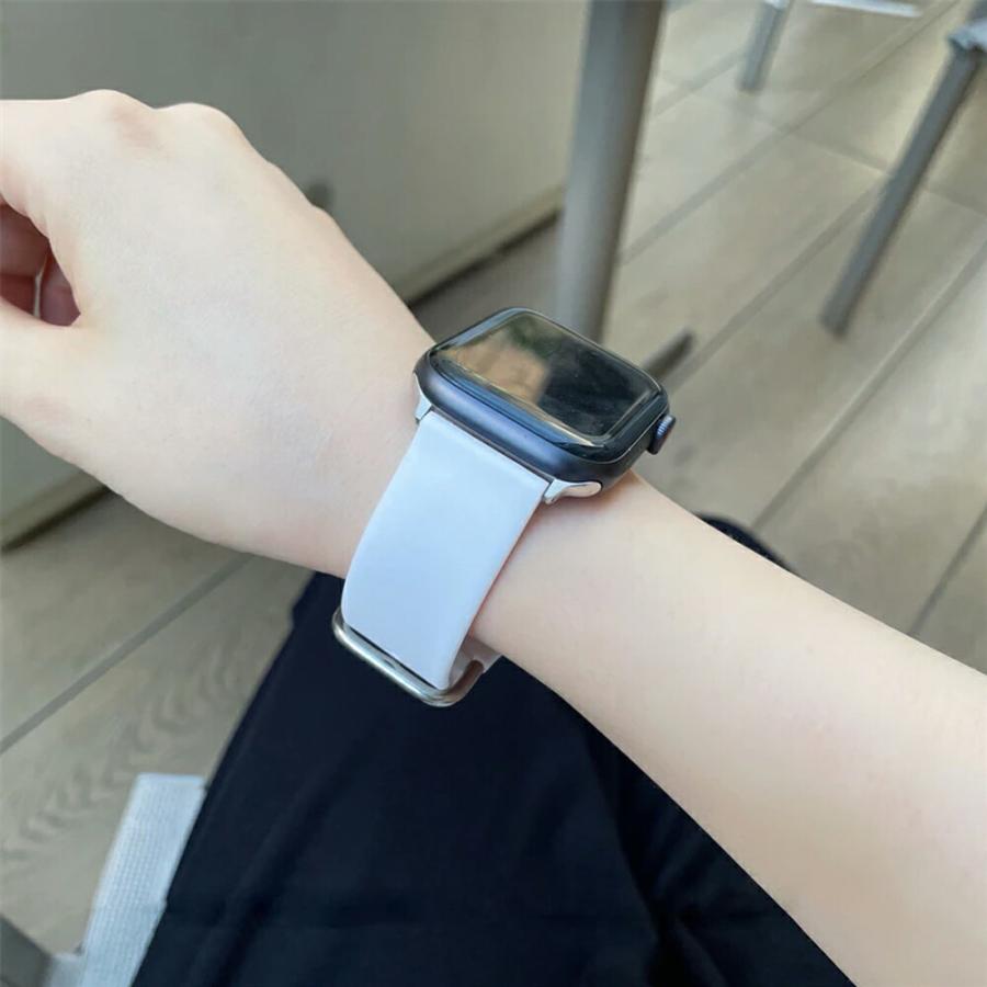 即納 Apple Watch アップルウォッチ ベルト 全4色 ラバー スポーツ