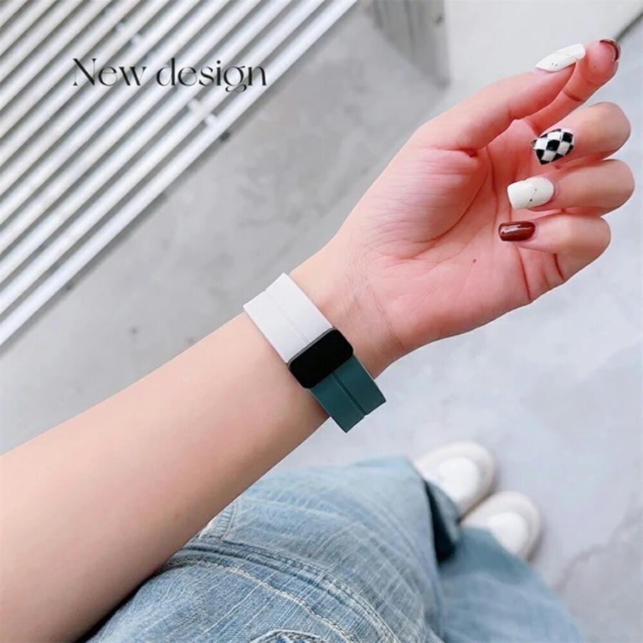 Apple Watch アップルウォッチ ベルト 全9色 ラバー シリコン バンド