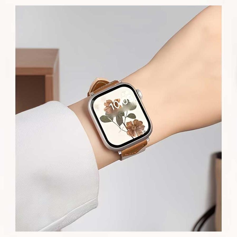 アップルウォッチ　38/40/41ミリ用　ベルト3点 高評価4.61 アップルウォッチ バンド apple watch ベルト 女性 革 本革