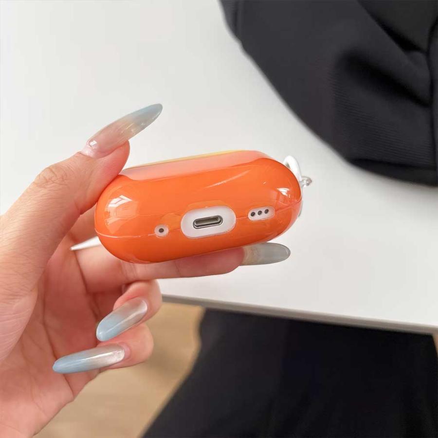 AirPods 4 / 3 2 1 Pro PE イエロー ケース 耐衝撃 防塵 エアーポッズ