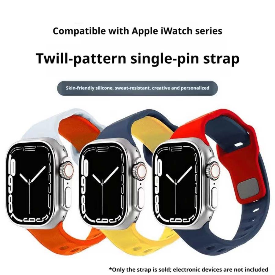 アップルウォッチ ベルト シリコン 斜め バンド 全14色 Apple Watch 38