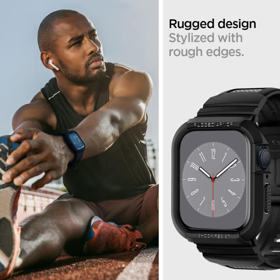 Spigen シュピゲン Apple Watch アップルウォッチ バンド 一体型