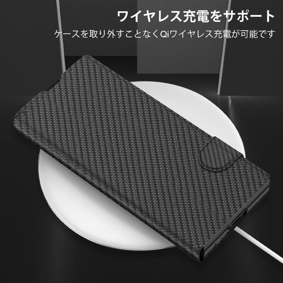 ギャラクシー Galaxy Z Fold6 本革 レザー 一体型 ガラスフィルム付き