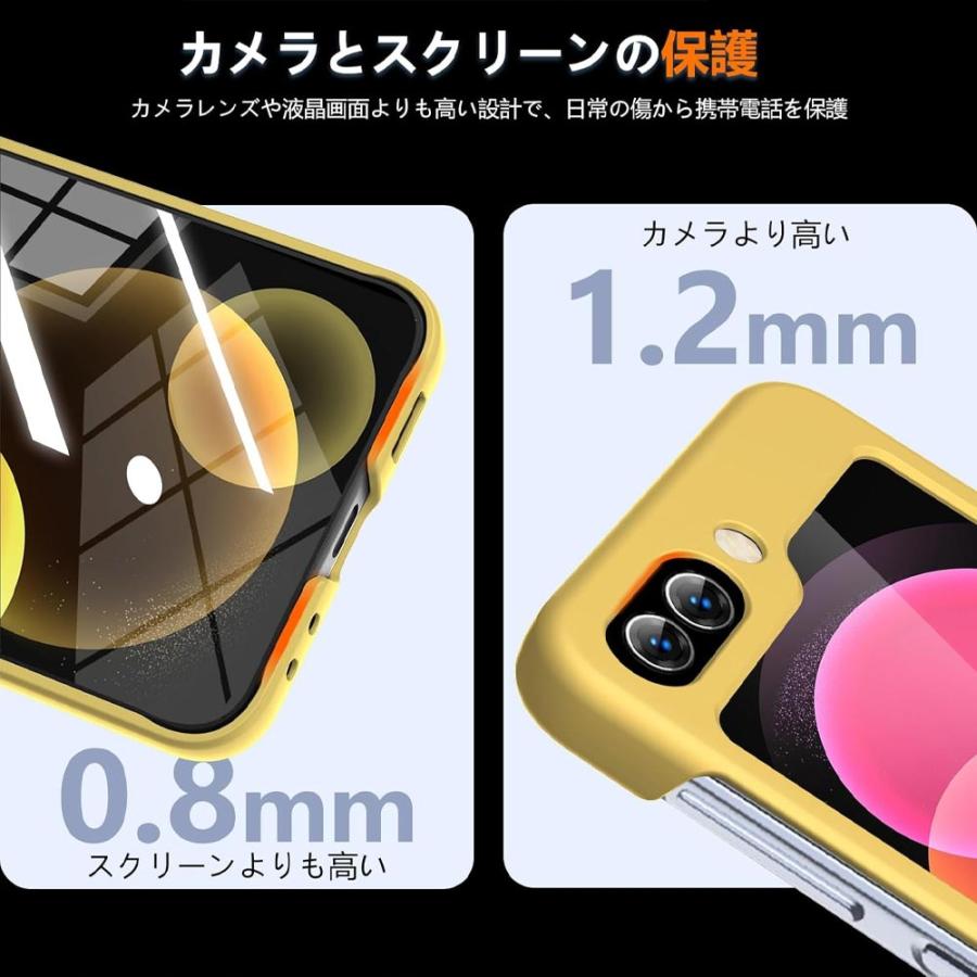 ギャラクシーGalaxy Z Flip6 ケース PC マット 指紋防止 Magsafe対応