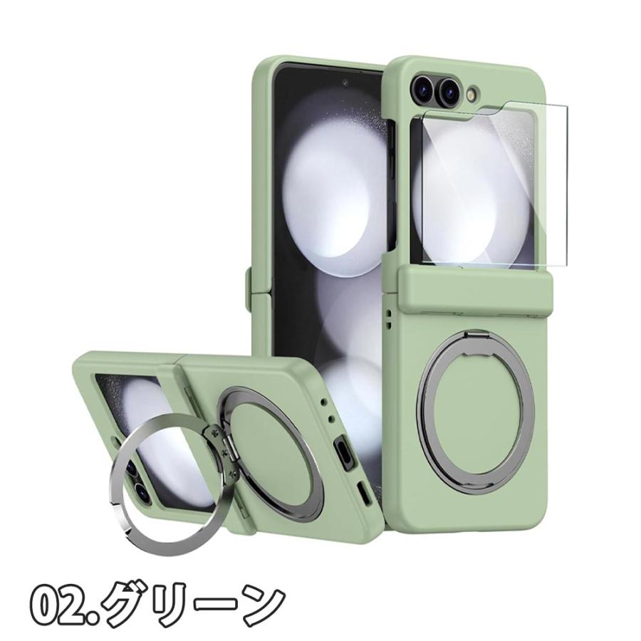 即納 ギャラクシーGalaxy Z Flip6 ケース PC ヒンジ保護 ストラップ