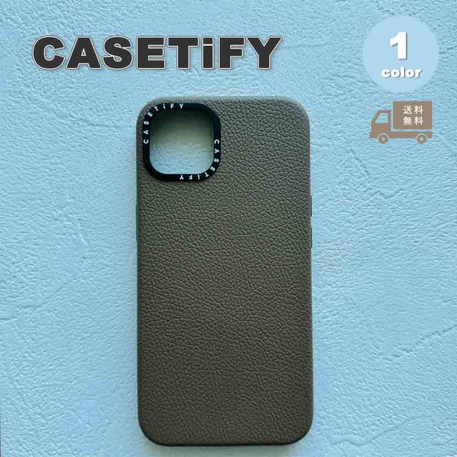 CASETiFY ケースティファイ レザー ケース エトゥープ CASETiFY ケースティファイ レザー ケース エトゥープ
