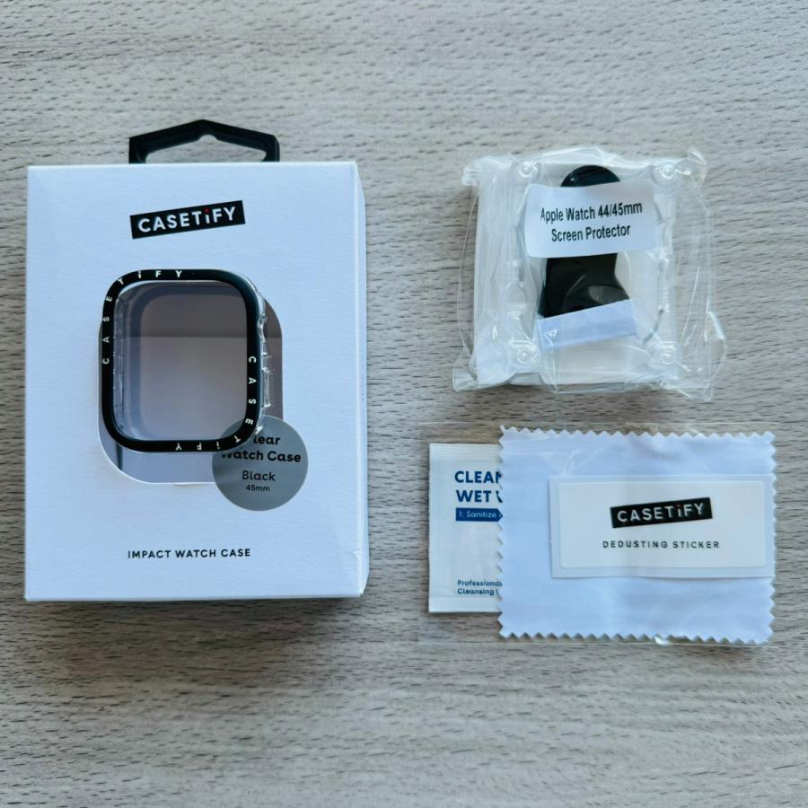 Applewatch45mm用ケースティファイの CASETiFY ケースティファイ Apple Watch アップルウォッチ クリア
