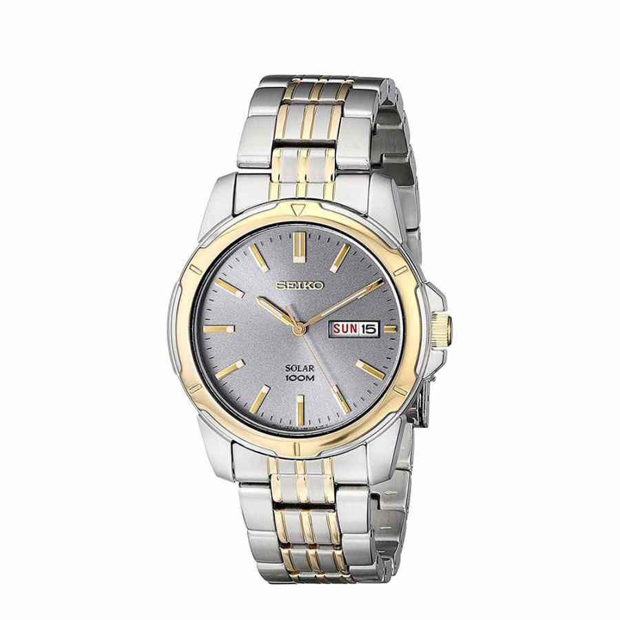 SEIKO（セイコー） 腕時計 SNE098 シルバー/ゴールド ステンレスベルト
