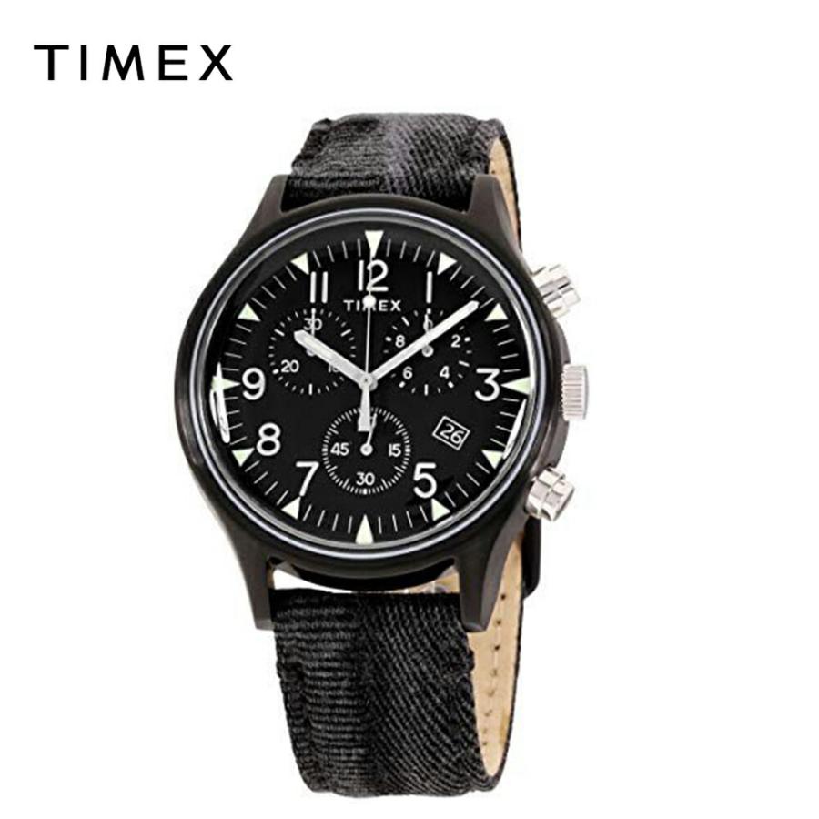 y*.様 レア！TIMEX 腕時計(クォーツ) ブラックダイアル MK1 TIMEX タイメックス メンズ 腕時計 クォーツ スチールクロノ