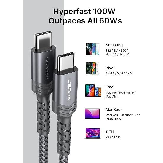 iPhone15 充電ケーブル タイプC USB-C & ケーブル 全3種 / 2本