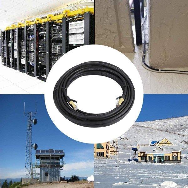 LANケーブル イーサネットケーブル ネットワークケーブル 60ft/18m 