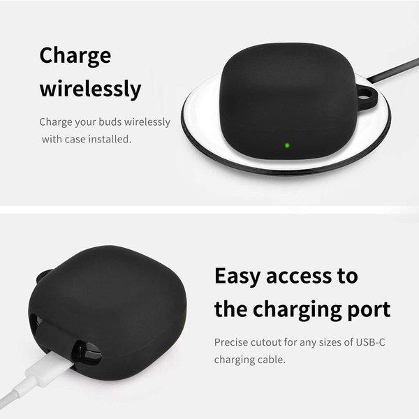Galaxy Buds Pro/Buds Live 対応 ケース ブラック ファーボール