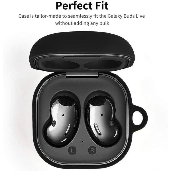 Galaxy Buds Pro/Buds Live 対応 ケース バーガンディー ファーボールチェーン付 ギャラクシー バッズ ワイヤレスイヤホン 収納 カバー｜smart-park｜02