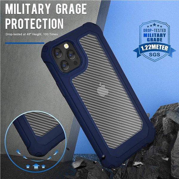 iPhone 12/12Pro/12ProMax/12mini ケース カバー カーボンデザイン