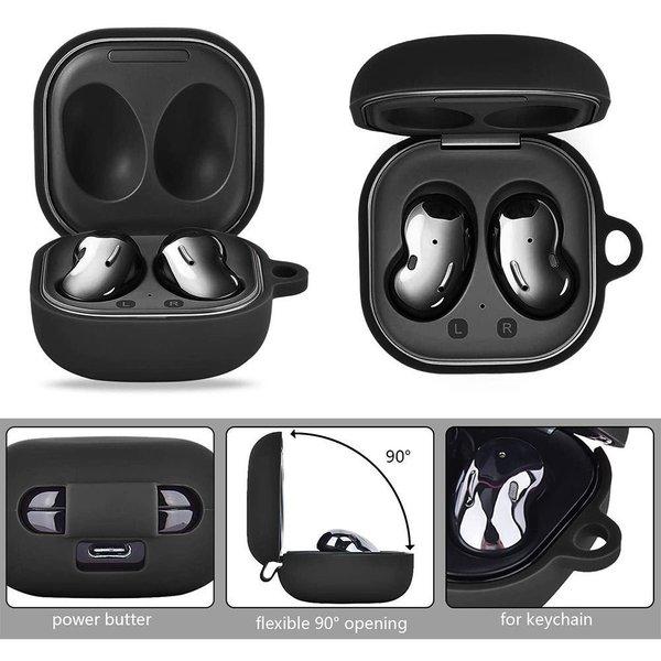 Galaxy Buds Pro/Buds Live 対応 ケース グリッターローズ ライン