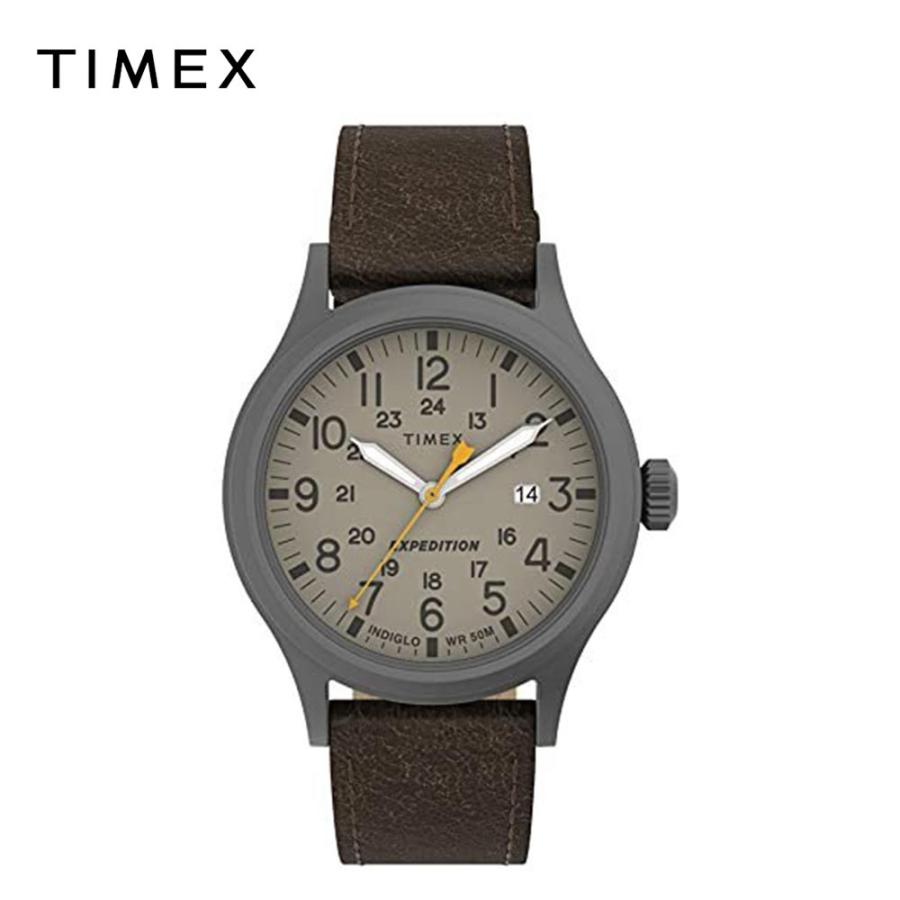 Expedition 即納 TIMEX タイメックス メンズ 腕時計 クォーツ ダークブラウン TW4B231009J インディグロナイト ...