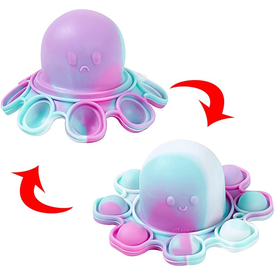 プッシュポップ スクイーズ 知育 おもちゃ ストレス発散 popits 笑う